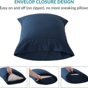Navy Microfiber Pillowcases