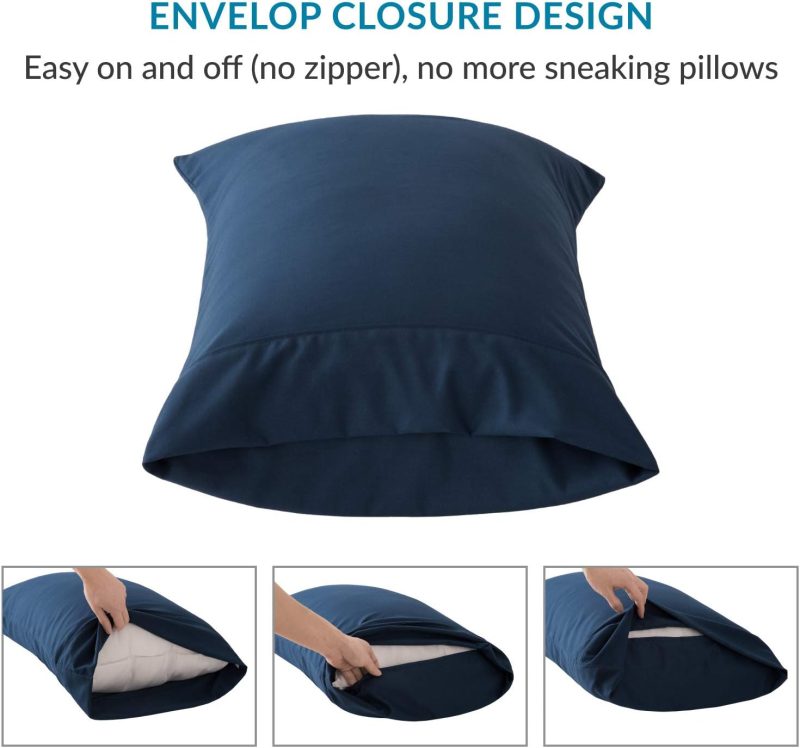Navy Microfiber Pillowcases