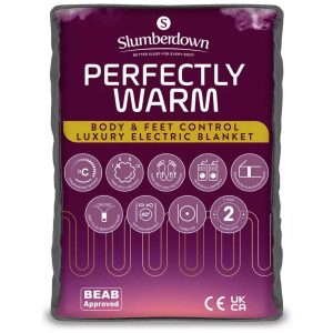 Slumberdown Perfectly Warm Luxury Electric Blanket – Single