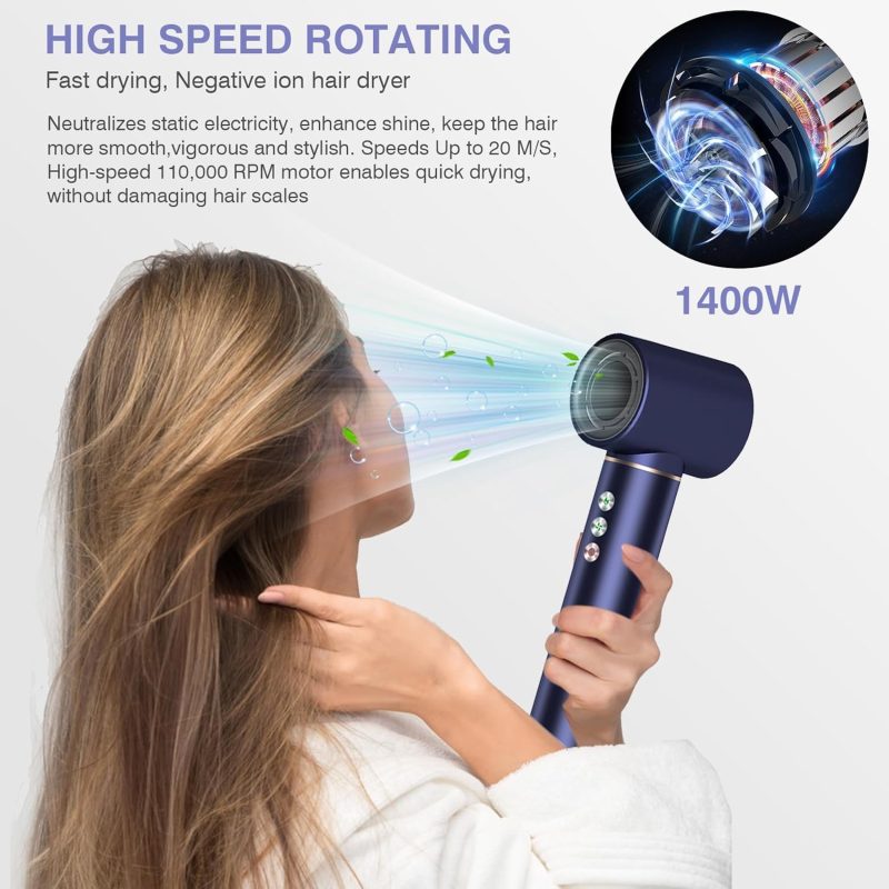 5 in 1 Hair Styler: Curler, Straightener, Waver, Volumizer, Blow Dryer - Image 2