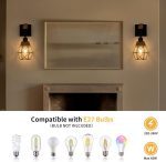 6800e0f07133fc04f7194a70425efe9265bbe5fb5c8daa5bf1677.jpg Vintage Wood Wall Lamp - Image 3