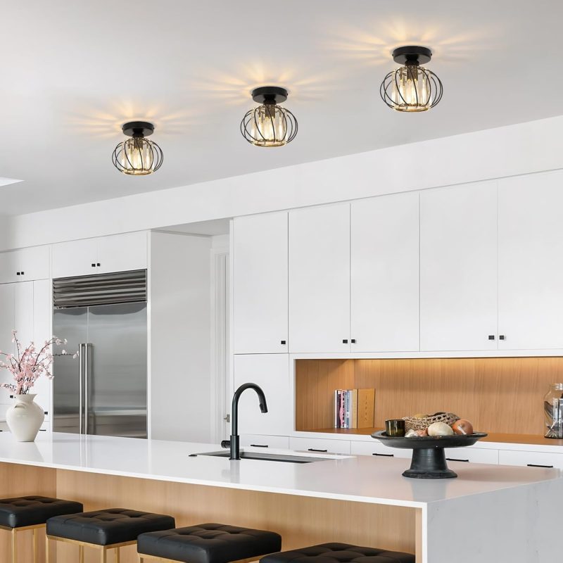 Crystal Ceiling Lights Fixtures: Modern LED Chandelier Lighting for Living Room, Bedroom, and Dining Room Décor - Buy Online...
