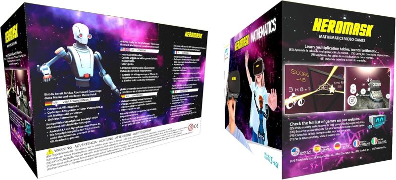 VR Headset For Kids With Educational Games | Interactive Learning, Child-Friendly Virtual Reality Headgear, Fun & Safe Ga...