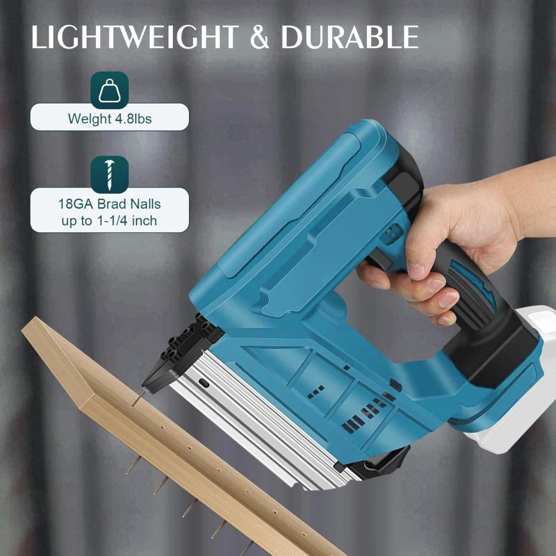 Cordless Brad Nailer - Electric Nail Gun for Precision Woodworking Unbeatable Price - Image 4