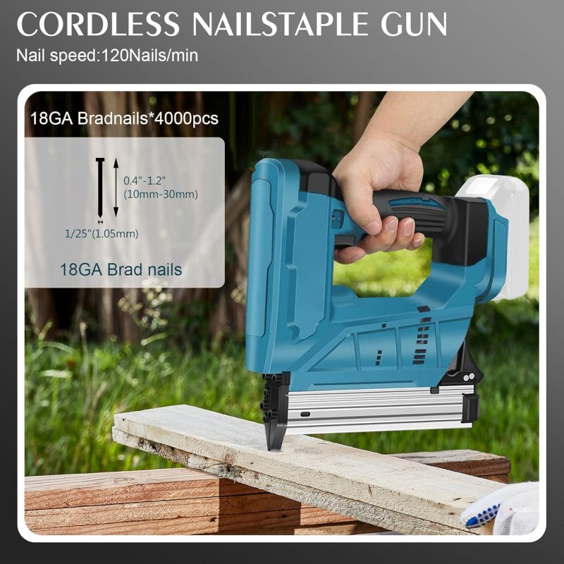 Cordless Brad Nailer - Electric Nail Gun for Precision Woodworking Unbeatable Price - Image 5