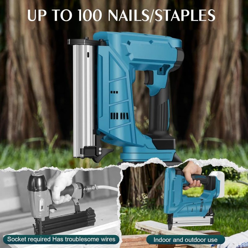 Cordless Brad Nailer - Electric Nail Gun for Precision Woodworking Unbeatable Price - Image 6