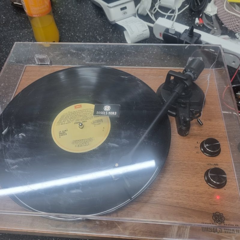 Vinyl Record Player with Bluetooth, 3-Speed Turntable, Built-in Speakers, USB Encoding, RCA Output - Best Retro Music Player ...