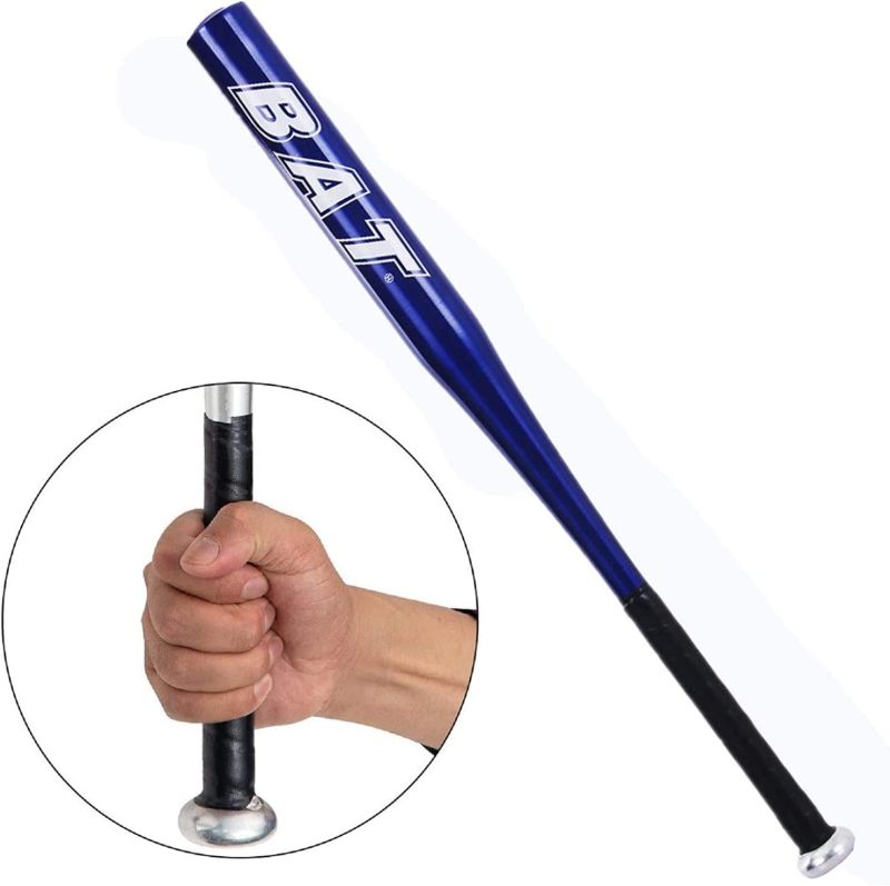 34'' Thicker Baseball Bat Aluminium Stick Bar Alloy Lightweight Bat Rubber Anti-Slip Grip for Outdoor Training Prac...