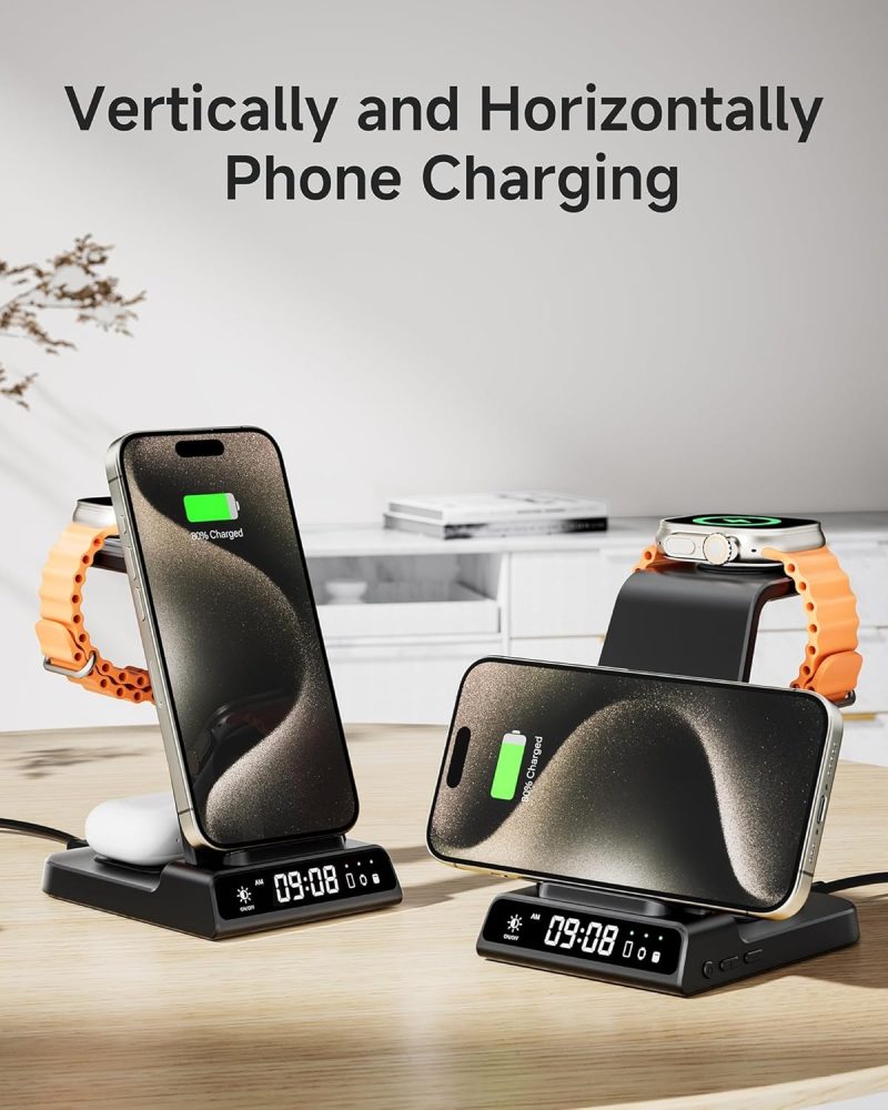 Charging Station for iPhone 16 | Fast Charger Dock with Multiple Ports for iPhone 16, Apple Devices, USB-C, and Lightning | S...