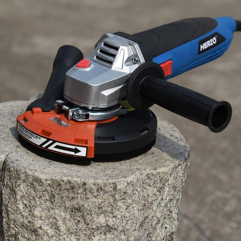 Universal Surface Grinding Dust Shroud - Premium Quality Attachment for Angle Grinders, Concrete Grinding, Dust Collection, A...