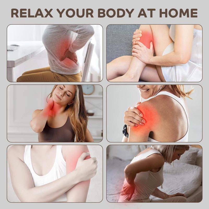 Red Infrared Lamp for Pain Relief and Healing Therapy - Portable Heat Lamp for Muscle Recovery, Joint Pain Relief, and Inflam...