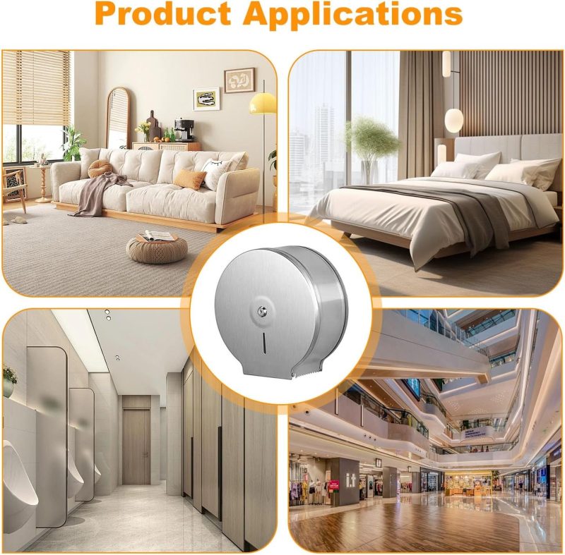 Commercial Jumbo Toilet Paper Dispenser: Top-Quality Dispensing Solution for Restrooms - Image 5