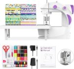 ‎KPCB Tech KPCB Mini Sewing Machine Beginners Full Set Extension Table Foot Pedal Kit White - Image 1