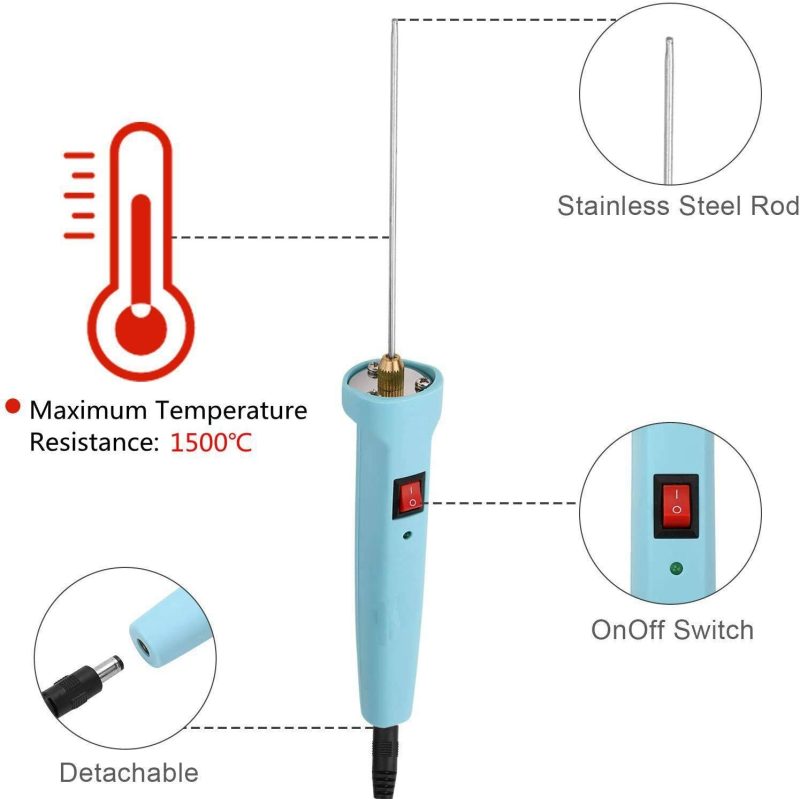 Hot Wire Foam Cutter, 30W 25cm Electric Hot Wire Cutter Foam Polystyrene Heat Cutting Engraving Pen, Electric Foam Cutter, Cu...