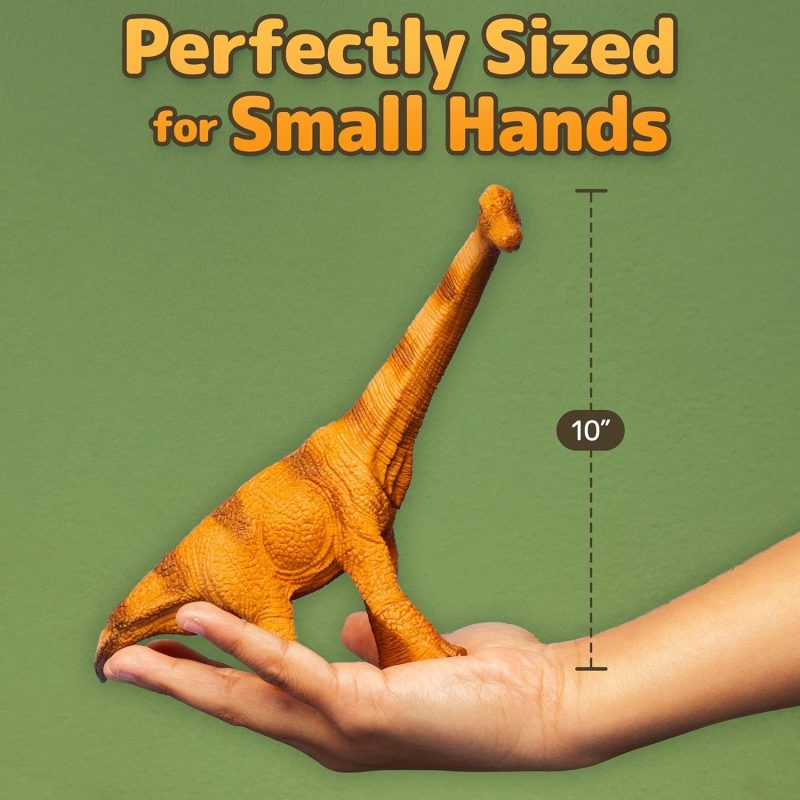 Prextex 25cm Mini Dinosaur Figures Set - 12-Pack of Fun Educational Dinosaur Toys - Ideal Stocking Filler for Kids! Perfect P...