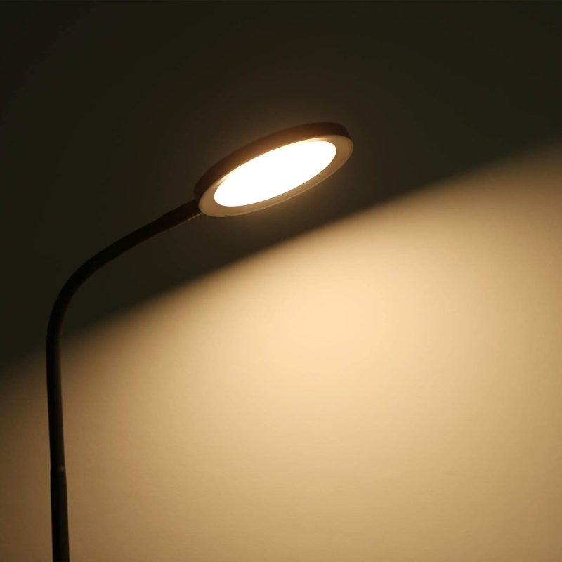 Tomshine Touch Floor Lamp Reading Lamp,3 Color Temperatures & Stepless Dimmable Brightness,Modern LED Standing Tall Lamps...