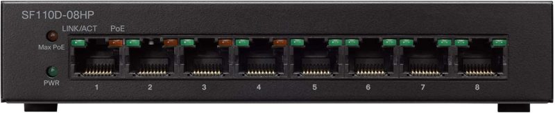 Cisco SF110D-08 8-PORT 10/100, black - Image 2