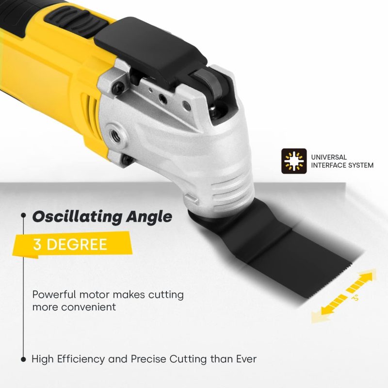 ENVENTOR 300W Oscillating Multi-Tool Kit – 28 Accessories, Quick-Fit Blade, 6 Speeds – Used - Image 4