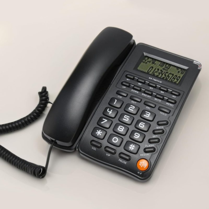 Big Button Corded Landline Phone for Elderly, House Phone, Ringer or Speakerphone Volume Adjustable, Redial, Home Landline Te...