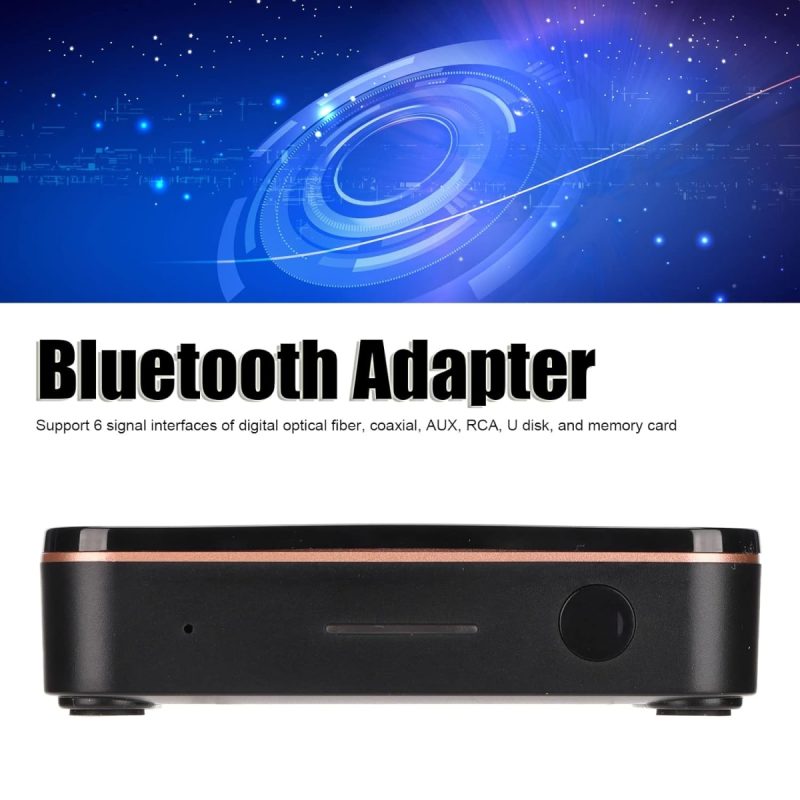 Bluetooth transmitter Receiver M8 Wireless audio adapter with LED Digital Display,Low Latency Stereo Bluetooth Receiver Suppo...