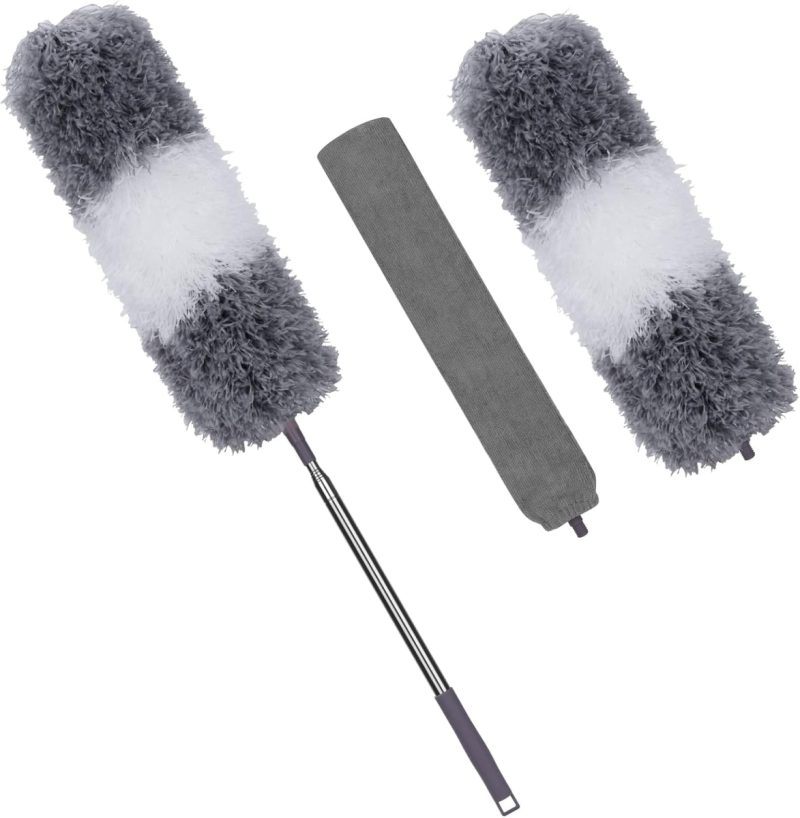 685fb7fe4f21c1fccb06d17e573bf1a703e21e43868d03beab5f2.jpg Telescopic Washable Duster Long Extendable, Microfibre Duster, Dusting Brush wit