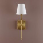 2 x Vintage Wall Lights Linen Shade E27 Bedside Sconce Antique Yosoan - Image 5