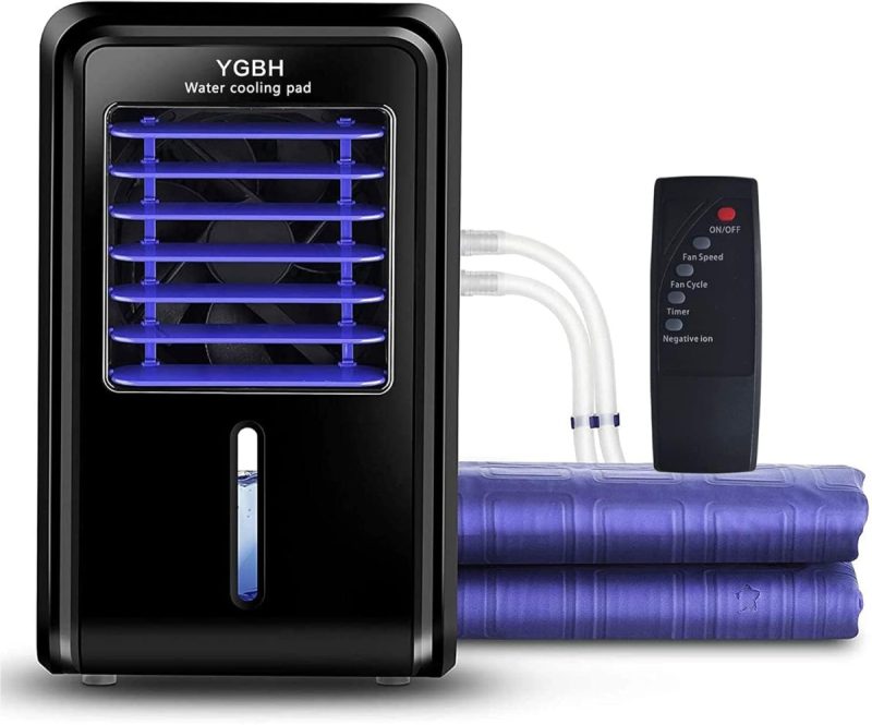 6874fd47124273f01a8f872de658a046417706e1f2d1680e0d8a8.jpg Mattress Cooler with Remote – Dual-Zone Cooling, Rotating Fans