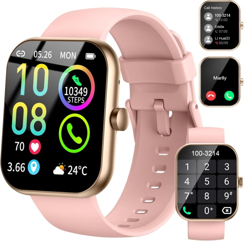 Smart Watch for Women – Fitness Watch, Heart Rate Monitor, Waterproof