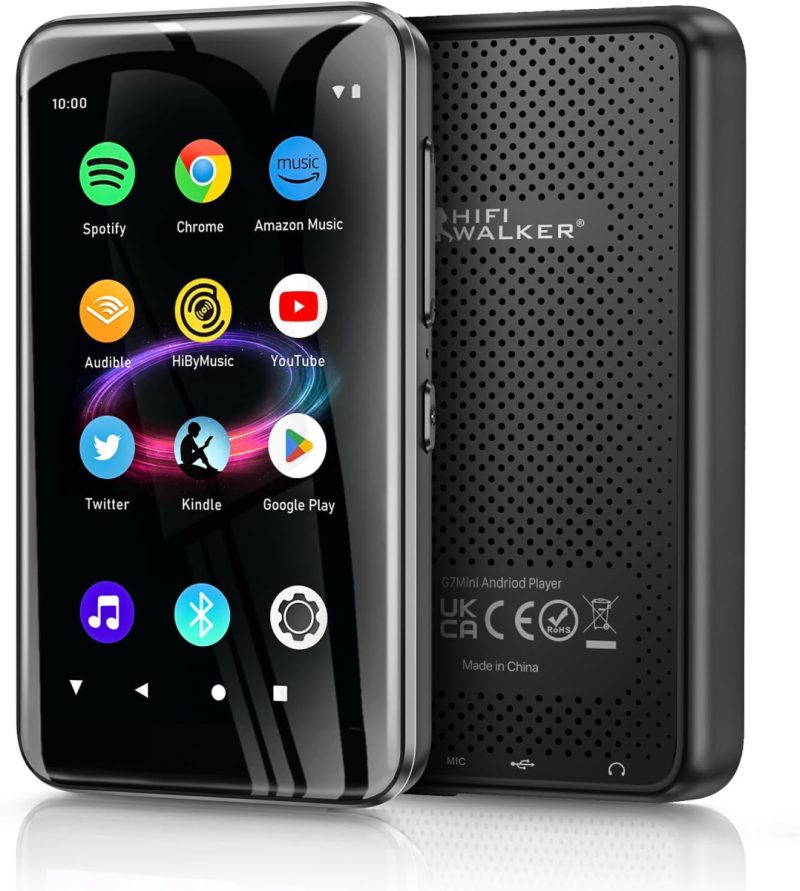 HIFI WALKER G7 Mini Android MP3 Player, Bluetooth, WiFi, 80GB Storage | 50% Off
