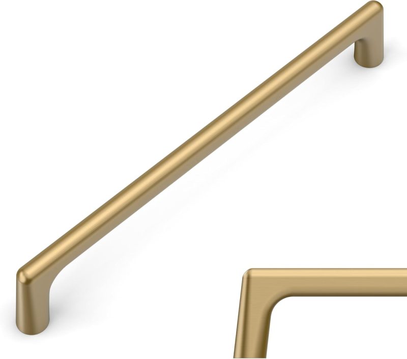 689c98d6b2bfce36a491eecd587eaf7d4ae38e41915c2e87e5017.jpg Amerdeco 10x Champagne Bronze Cabinet Handles Knurled 160mm - Image 1