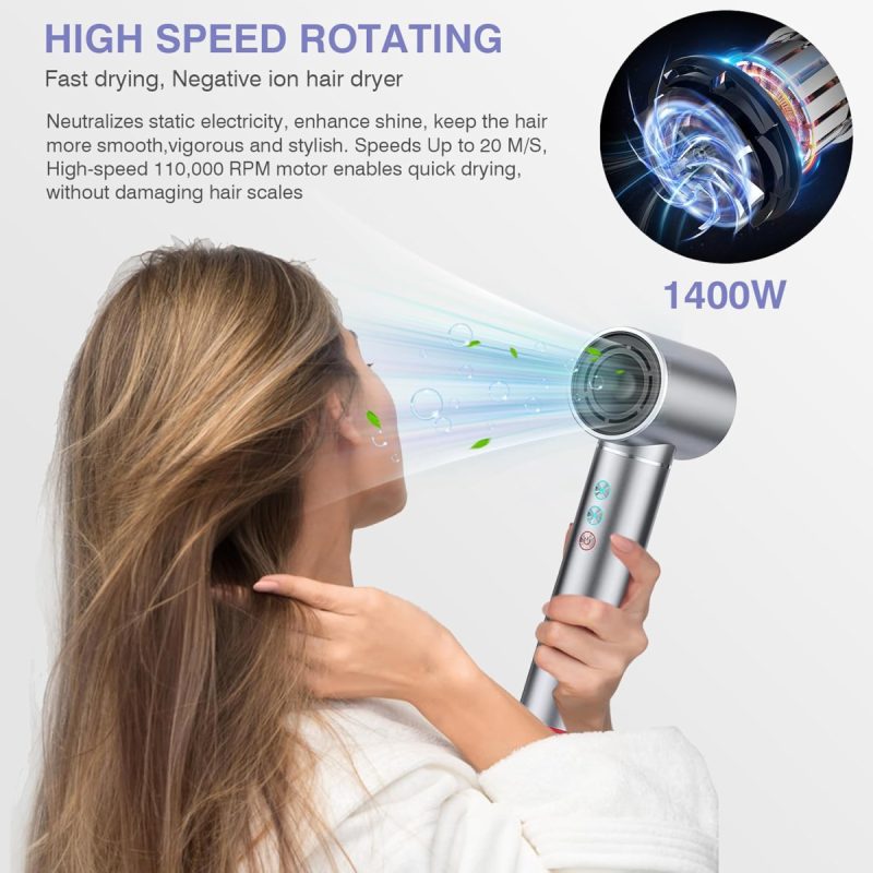 5-in-1 Hot Air Styler with Ionic Technology Multiple Attachments