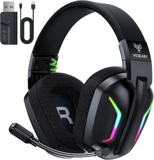 WESEARY Wireless Gaming Headset - Image 1