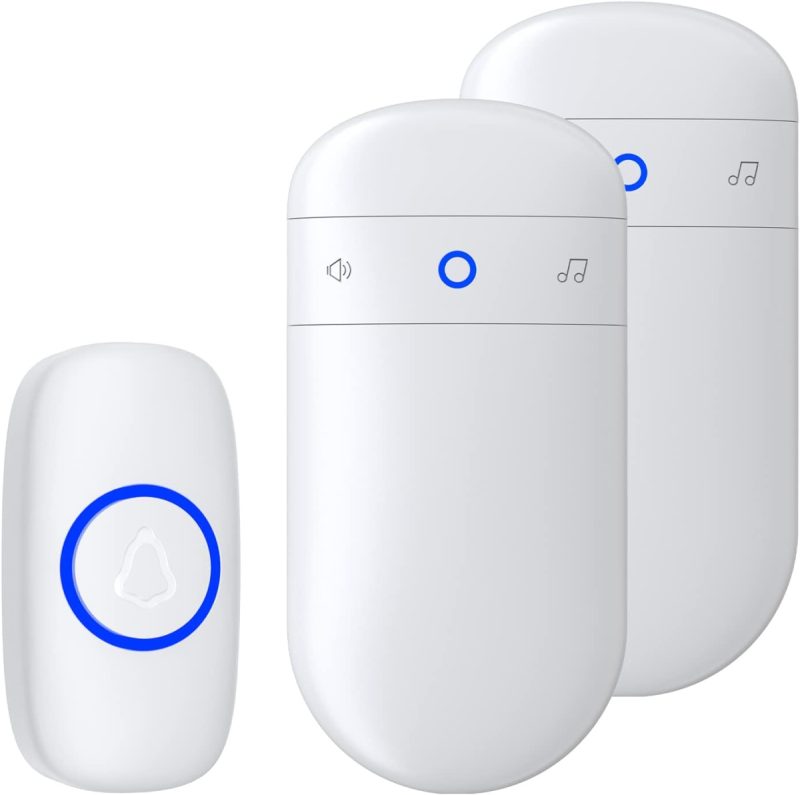 Wireless Doorbell Kit - IP55 Waterproof, 300M Range, 52 Melodies | 18% Off