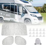 ‎ConBlom Fiat Ducato Peugeot Boxer Citroen Relay Thermal Blinds 3pc Blackout Screens - Image 1