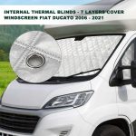 ‎ConBlom Fiat Ducato Peugeot Boxer Citroen Relay Thermal Blinds 3pc Blackout Screens - Image 6