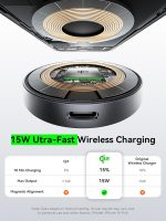 THREEKEY Qi2 MagSafe 15W Wireless Charger with Dual-Sided Magnets - Image 2