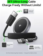 THREEKEY Qi2 MagSafe 15W Wireless Charger with Dual-Sided Magnets - Image 4