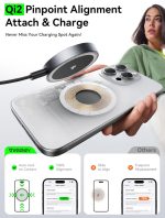 THREEKEY Qi2 MagSafe 15W Wireless Charger with Dual-Sided Magnets - Image 5