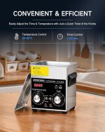 CREWORKS 1.6 L Ultrasonic Cleaner with Heater Timer Faulty Switch - Image 7