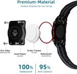 JIARUI GPS Dog Tracker Collar 2 Pack Compatible with Apple Find My - Image 4