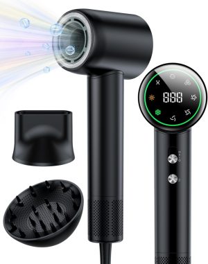 ‎SnugLuv Ionic Hair Dryer 160000 RPM 200 Million Negative Ions - Image 1