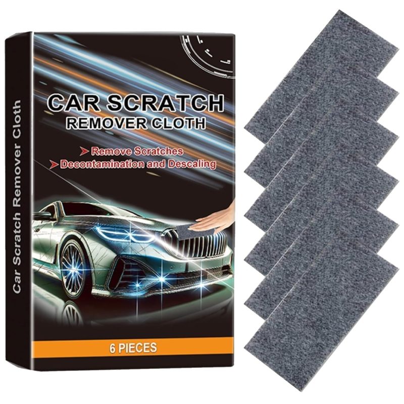 Cloth for Car Scratches Bulk 11 Packs of 6 (66 Pcs) – Nano Sparkle Scratch Remover Cloths for Light Paint Scratches, Polishing & Water Spots