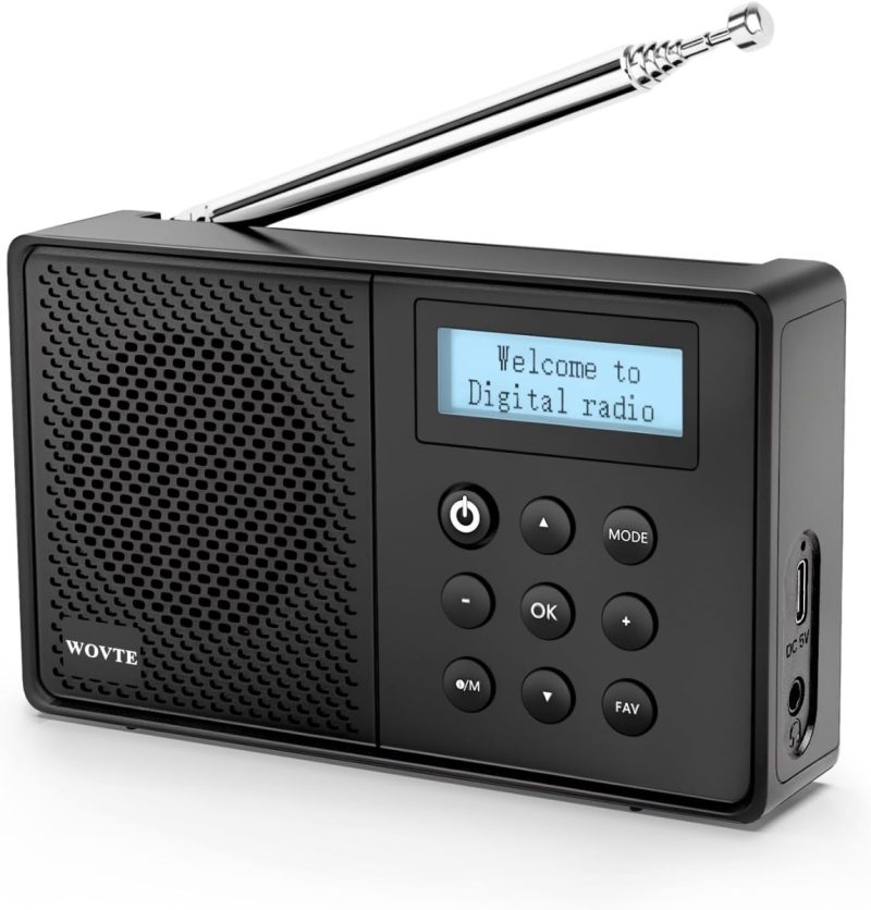 68b59780bc4a98bae4a5a8af18c57742bc31187dda4e524442c8d.jpg Portable DAB Digital Radio with Bluetooth, 40 Presets & Alarm Clock | 37% Off