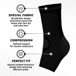 ‎POWERLIX Ankle Compression Sleeve Pair Medium - Image 2