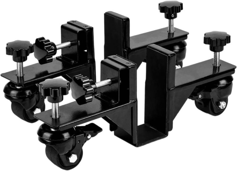 Door Lifter Installation Helper – Colcolo Heavy-Duty Door Installation Dolly for 1-3/8″–1-3/4″ Doors, Hands-Free Cart