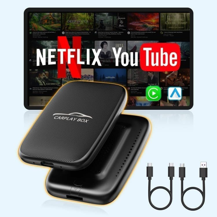 68bec4a31bdee181eaa6b84698af6c34ab6638f5f11de5eea1bee.jpg Quanlex Wireless CarPlay & Android Auto Adapter - Image 1