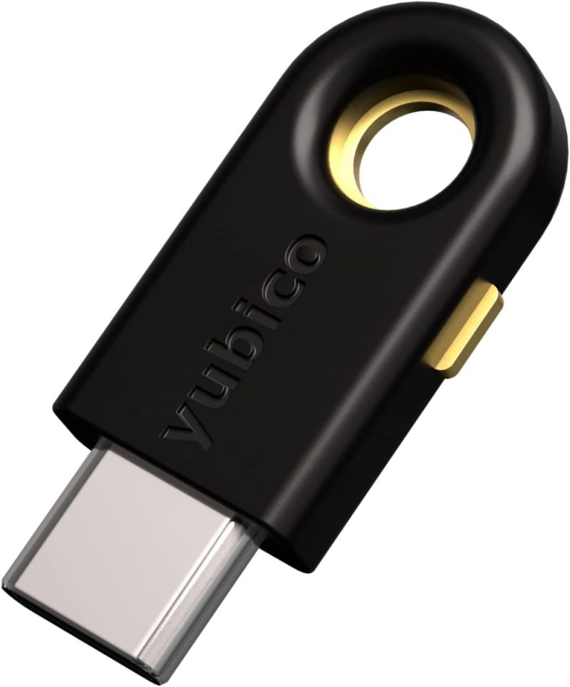 Yubico YubiKey 5C – USB-C Security Key 2FA, Waterproof & Durable