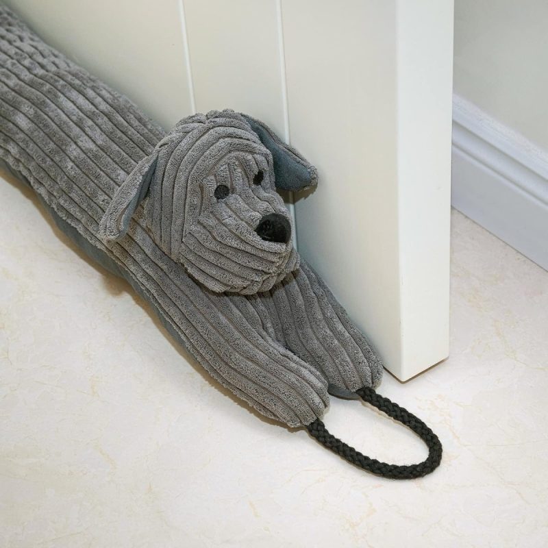 68c27e9c3c8e3b6056a428c81b2b39454b1da87958bf9d010a9a2.jpg Under Door Stops Decorative Wind Stopper 91cm – Grey Dog 36" – light