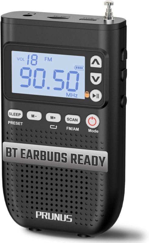 68c288f2638adeb215e2f97d834135c36ae8c81fdb259288e756e.jpg Portable AM/FM Bluetooth Radio – PRUNUS J – 618 Portable Radio AM FM