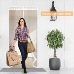 ‎YRH YRH Magnetic White Fly Screen Door 70x200cm - Image 4